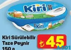KİRİ SÜRÜLEBİLİR TAZE PEYNİR 150 G